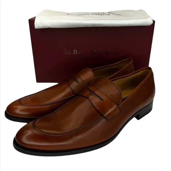 To Boot New York Adam Derrick 427 Dearborn Butter Leather Slip On Loafer Shoes - Picture 2 of 15